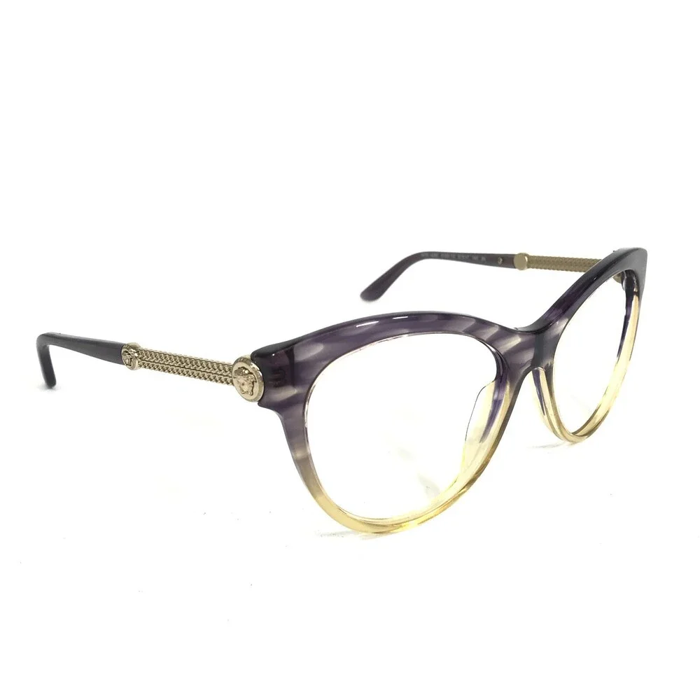 Versace Eyeglasses Frames MOD. 4292 5153/13 Yellow Purple Gold 57-17-140
